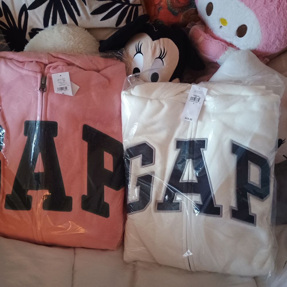 Men's White Gap Hoodies Sweatshirt